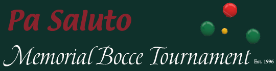 Pa Saluto Bocce Tournament banner